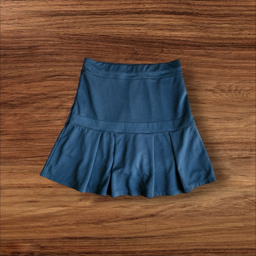 Nautica Girls' School Uniform Skort Regular Size 14, Navy Blue,